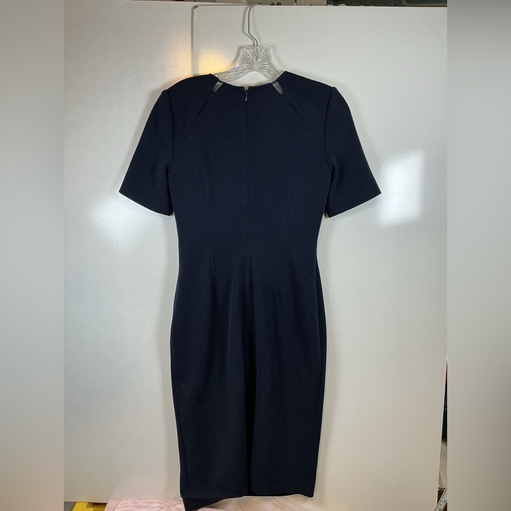 Badgley Mischka Midnight Blue Mini Dress 0118 - Picture 4 of 11